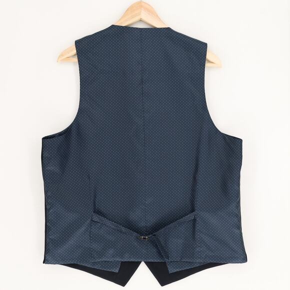 Alfani Men's Black Stretch Classic Evening Formal Slim-Fit Suit Vest Size L - Picture 3 of 5